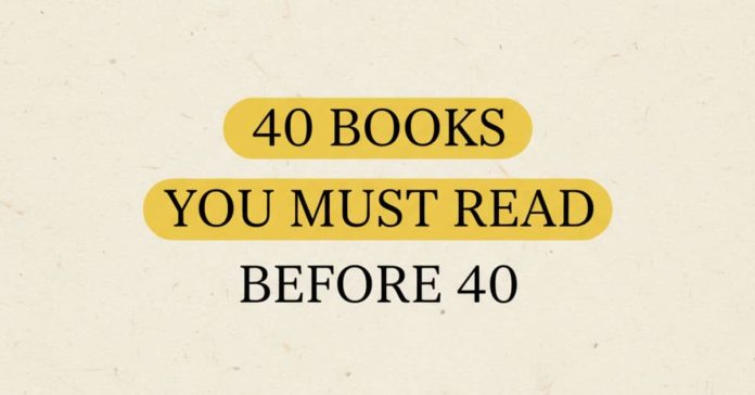 40 books you must read before 40